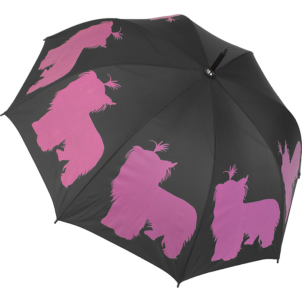 Panacea Particulars Yorkshire Terrier Umbrella Lavender Black Panacea Particulars Umbrellas and Rain Gear