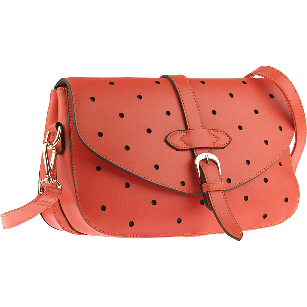 Buxton Gabriella Shoulder Orange OR Buxton Leather Handbags
