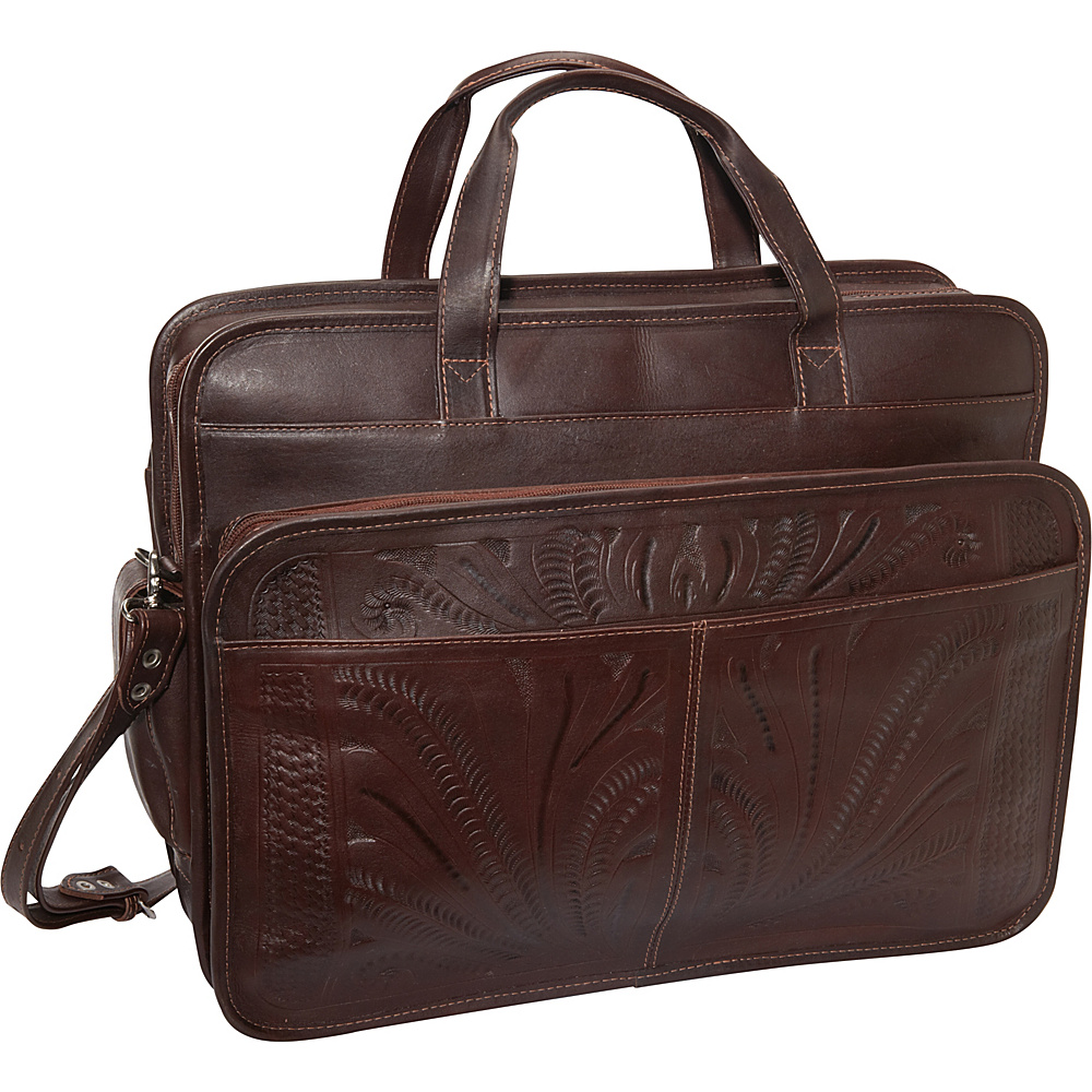 Ropin West Briefcase Brown Ropin West Non Wheeled Business Cases
