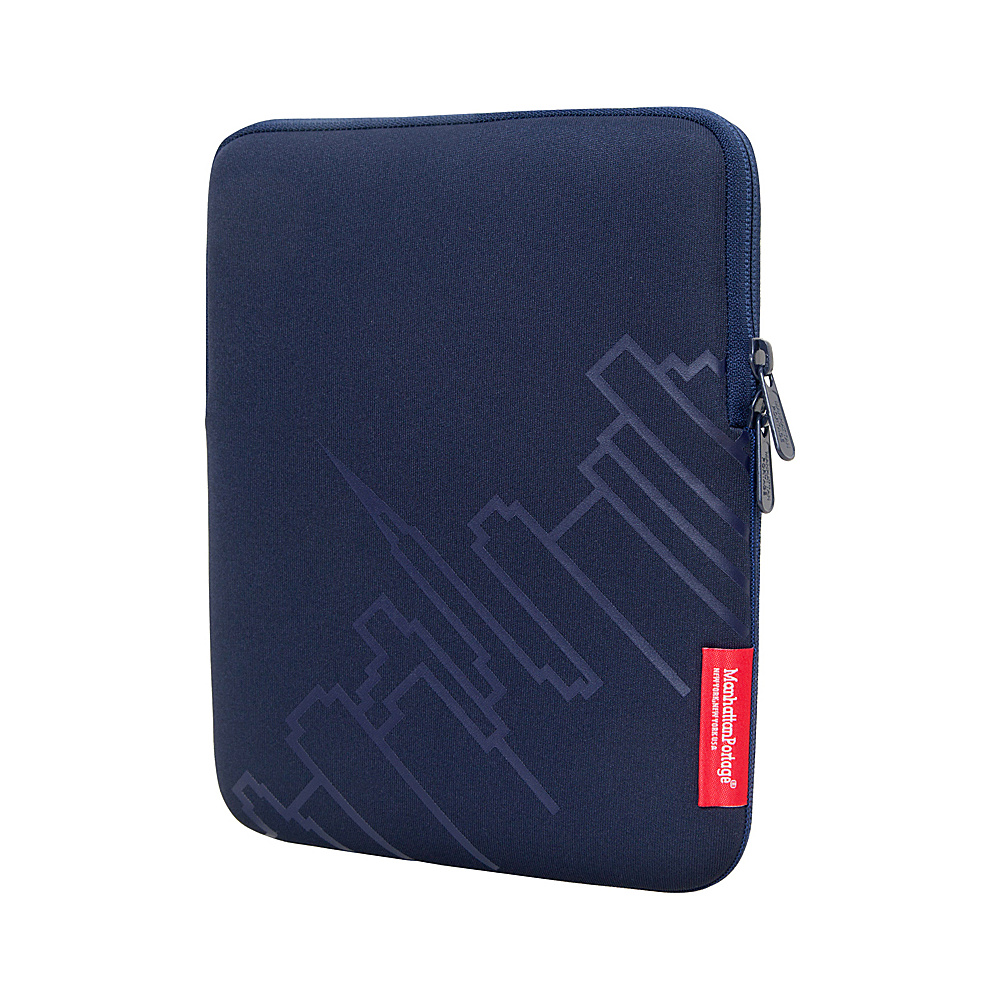 Manhattan Portage Skyline iPad Sleeve 8 10 in. Navy Manhattan Portage Electronic Cases