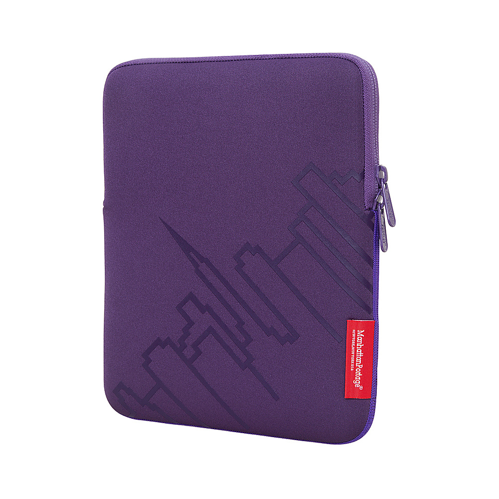 Manhattan Portage Skyline iPad Sleeve 8 10 in. Purple Manhattan Portage Electronic Cases