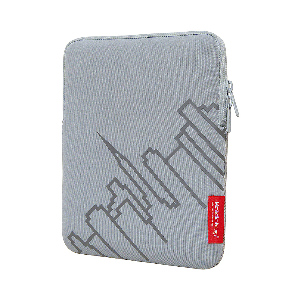 Manhattan Portage Skyline iPad Sleeve 8 10 in. Silver Manhattan Portage Electronic Cases