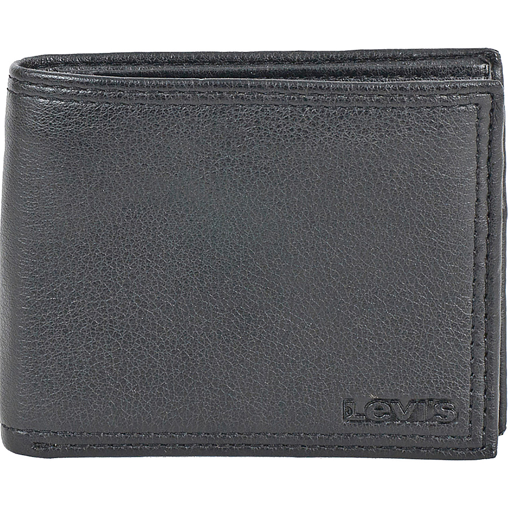 Levi s Travel Wallet w Interior Zipper BLACK Levi s Men s Wallets