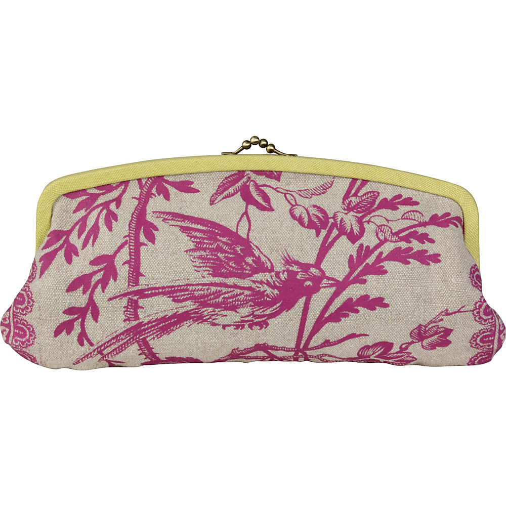 Amy Butler for Kalencom Cameo Clutch Linen Raspberry Amy Butler for Kalencom Fabric Handbags