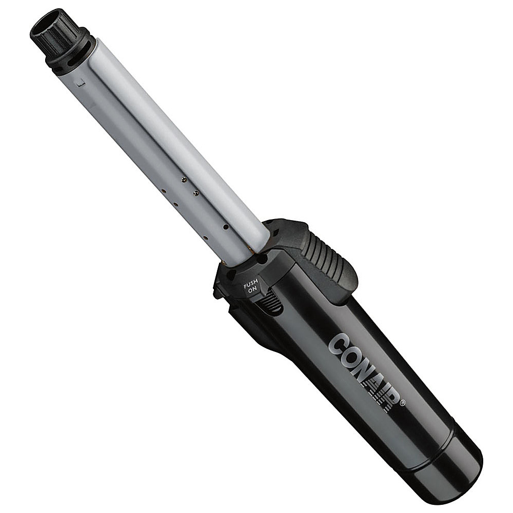 Travel Smart by Conair ThermaCELL 3 4 in. Pro Cordless Curling Iron Grey Black Travel Smart by Conair Travel Health Beauty
