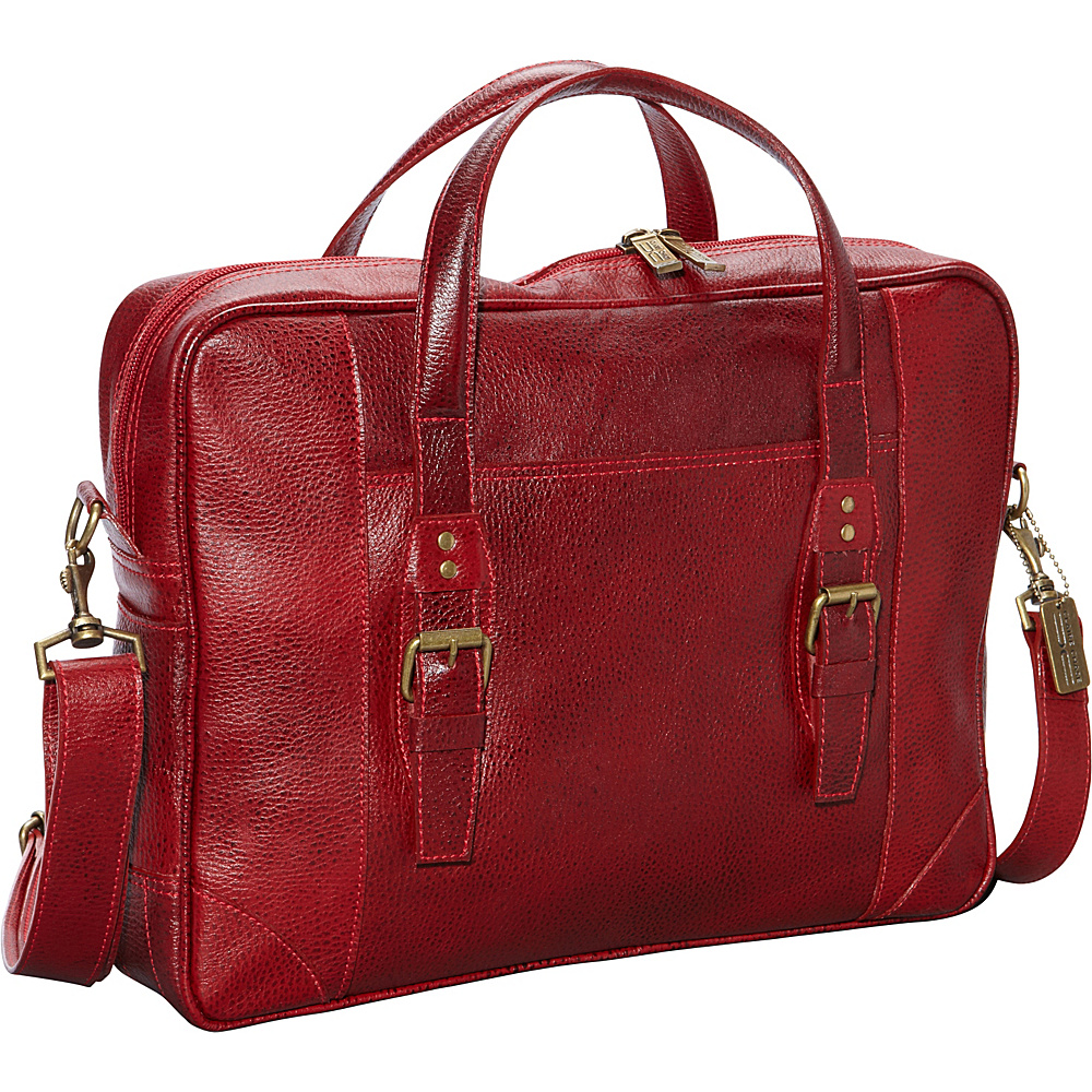 ClaireChase Durango Computer Brief Red ClaireChase Non Wheeled Business Cases