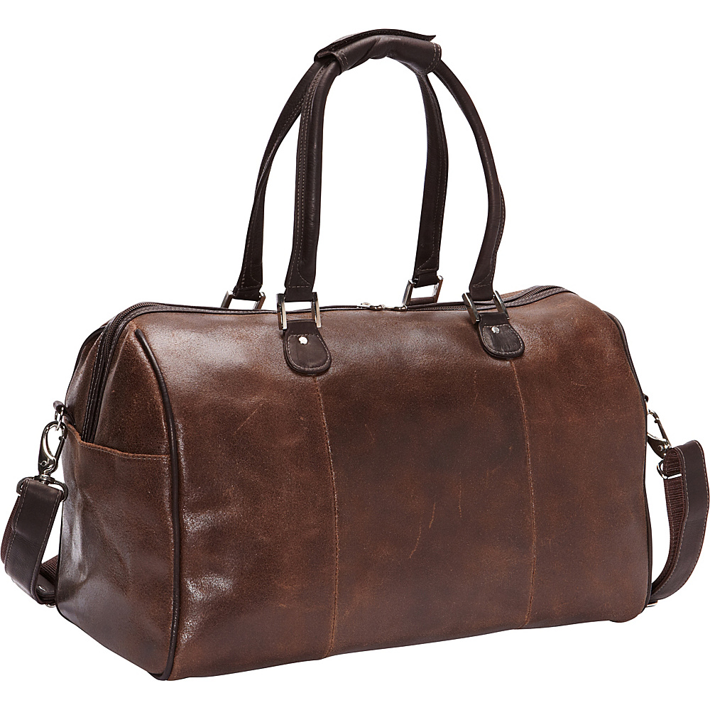 Piel Vintage Leather Carry On Satchel Vintage Brown Piel Luggage Totes and Satchels