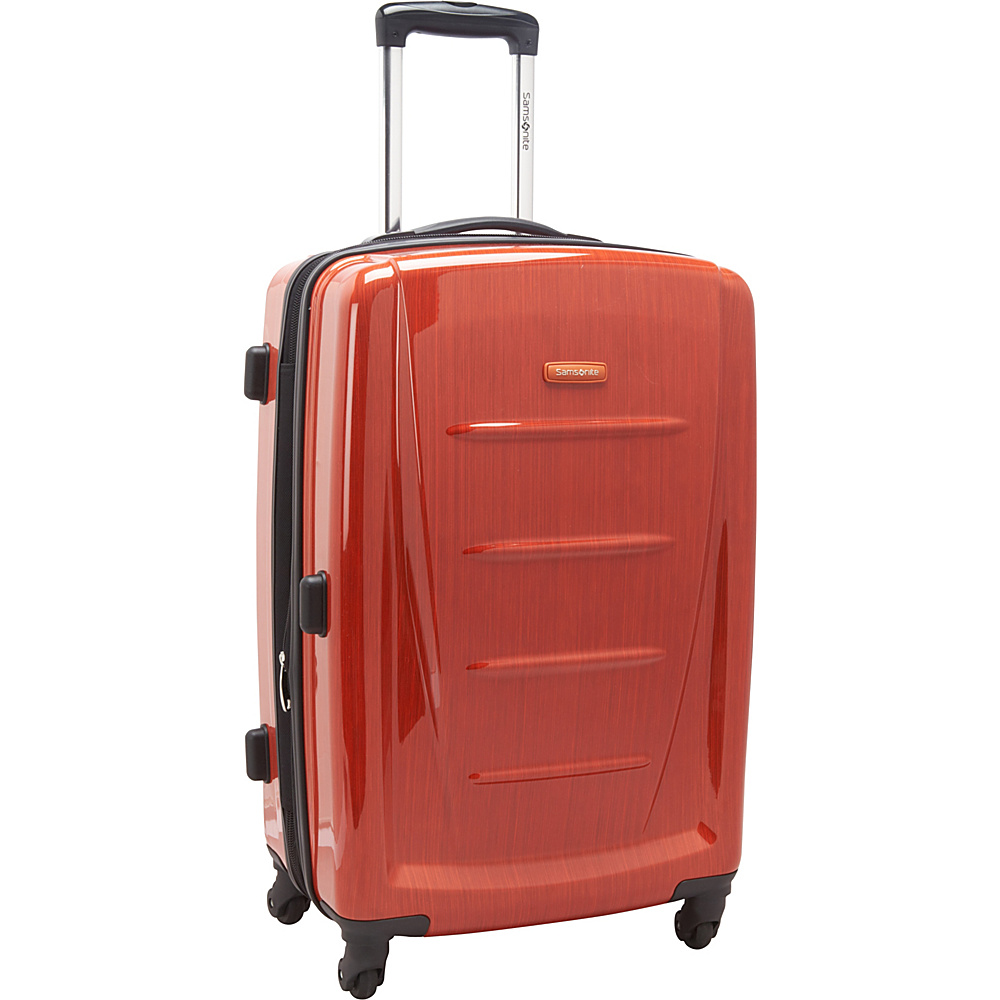Samsonite Winfield 2 Fashion 24 Hardside Spinner Luggage Orange Samsonite Hardside Checked
