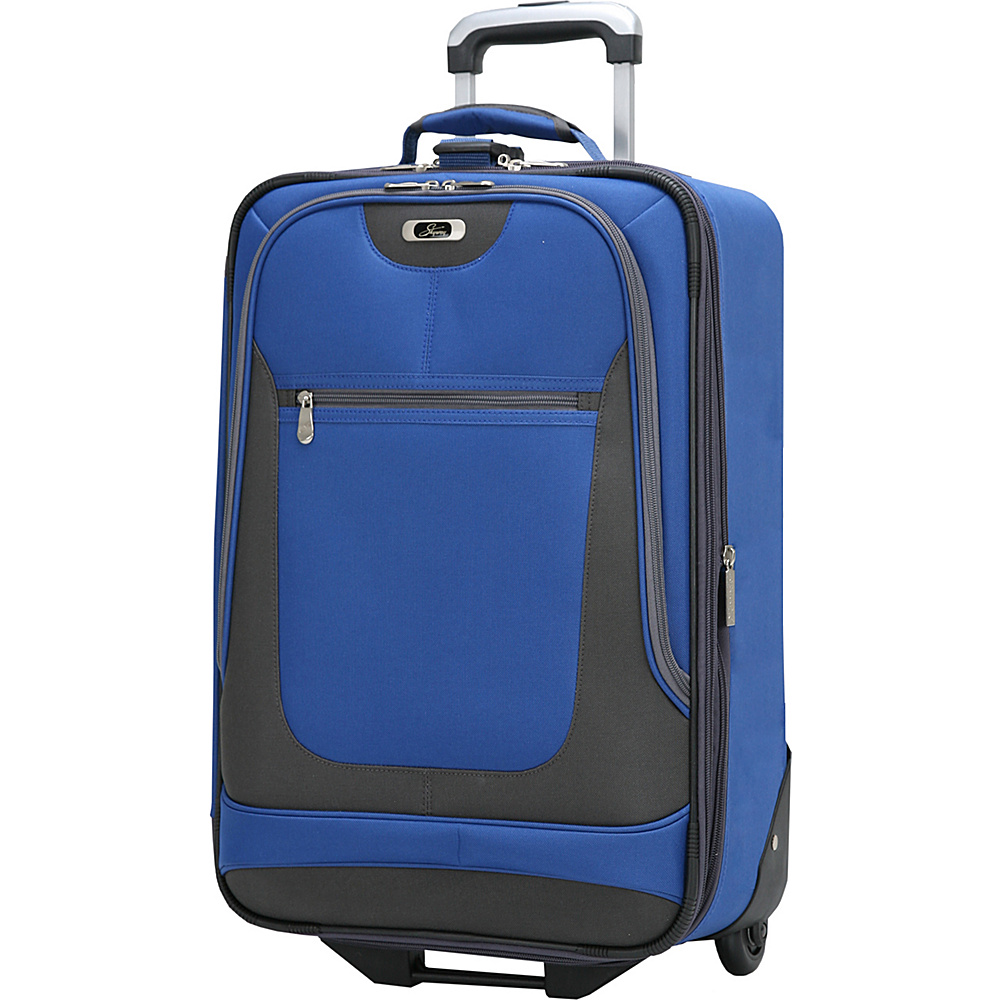 Skyway Epic 21 Inch 2 wheel Expandable Carry on Surf Blue Skyway Softside Carry On