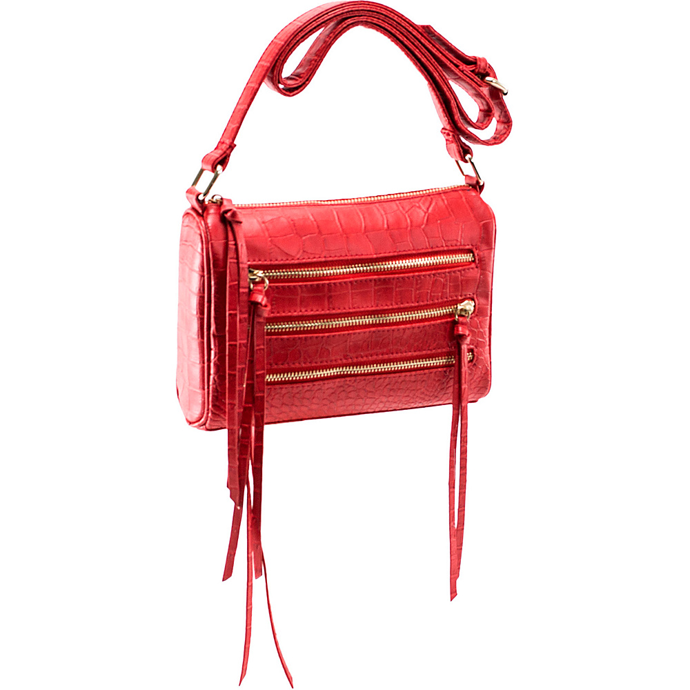 Parinda Minna Red Parinda Manmade Handbags