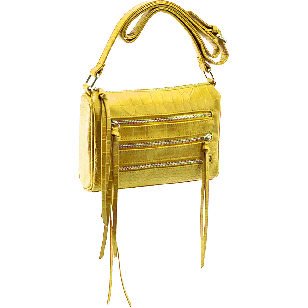 Parinda Minna Yellow Parinda Manmade Handbags