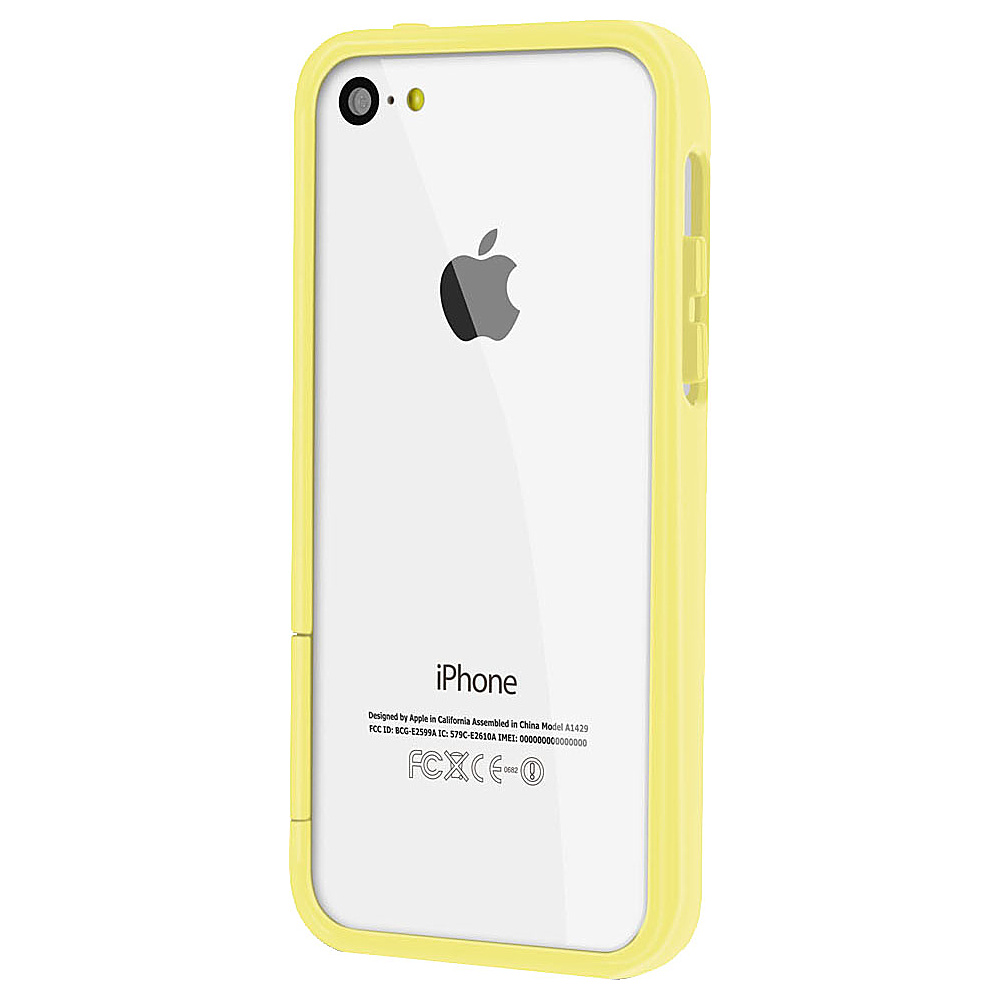 rooCASE iPhone 5C Gloss Slim ProGuard Bumper Case Gloss Yellow rooCASE Electronic Cases