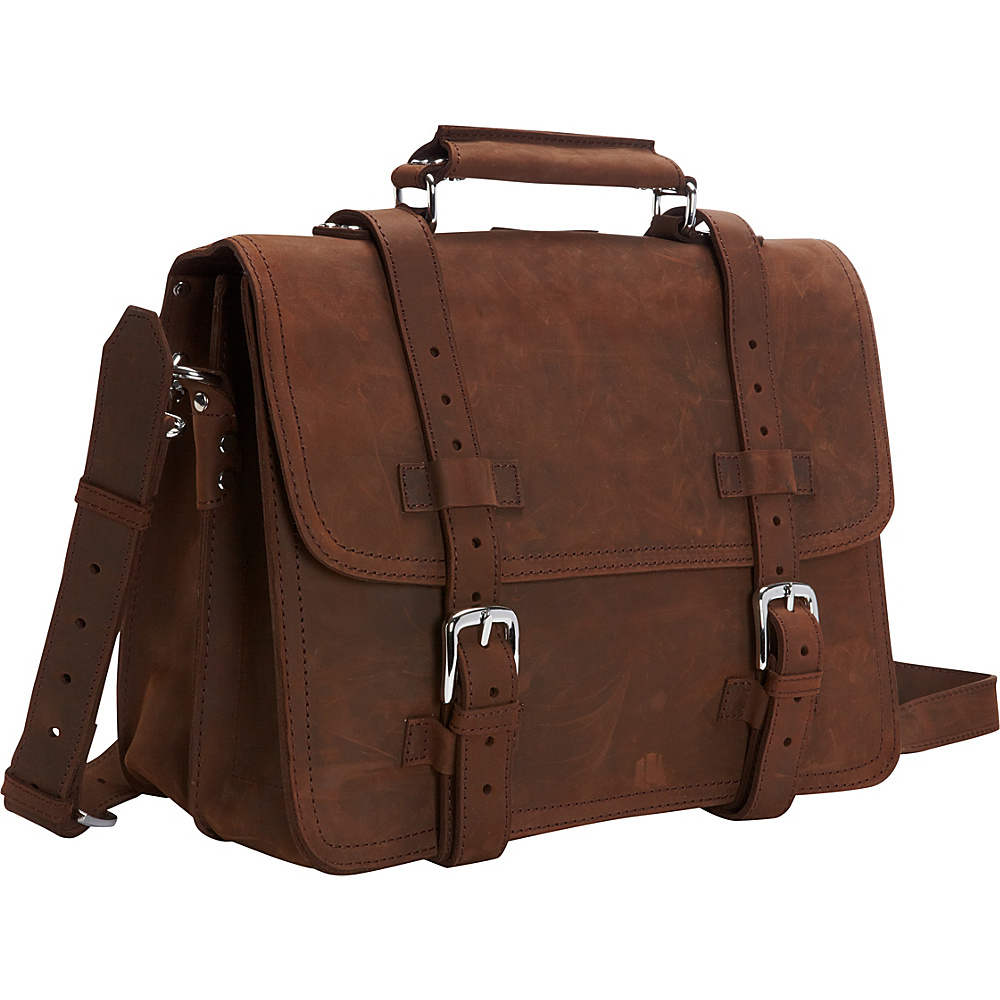 Vagabond Traveler 16 Heavy Duty Sport Briefcase Book Backpack Distress Vagabond Traveler Non Wheeled Business Cases