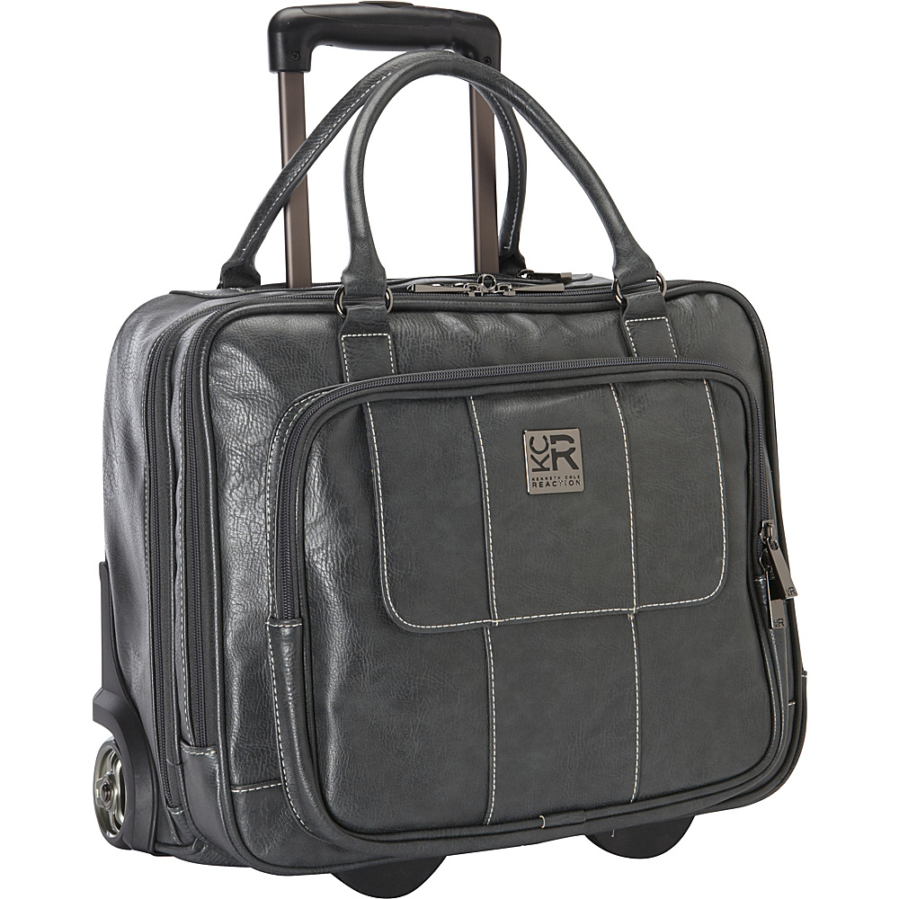 Kenneth Cole Reaction It s Wheel y Late Rolling Laptop Case Bag Grey Kenneth Cole Reaction Wheeled Business Cases