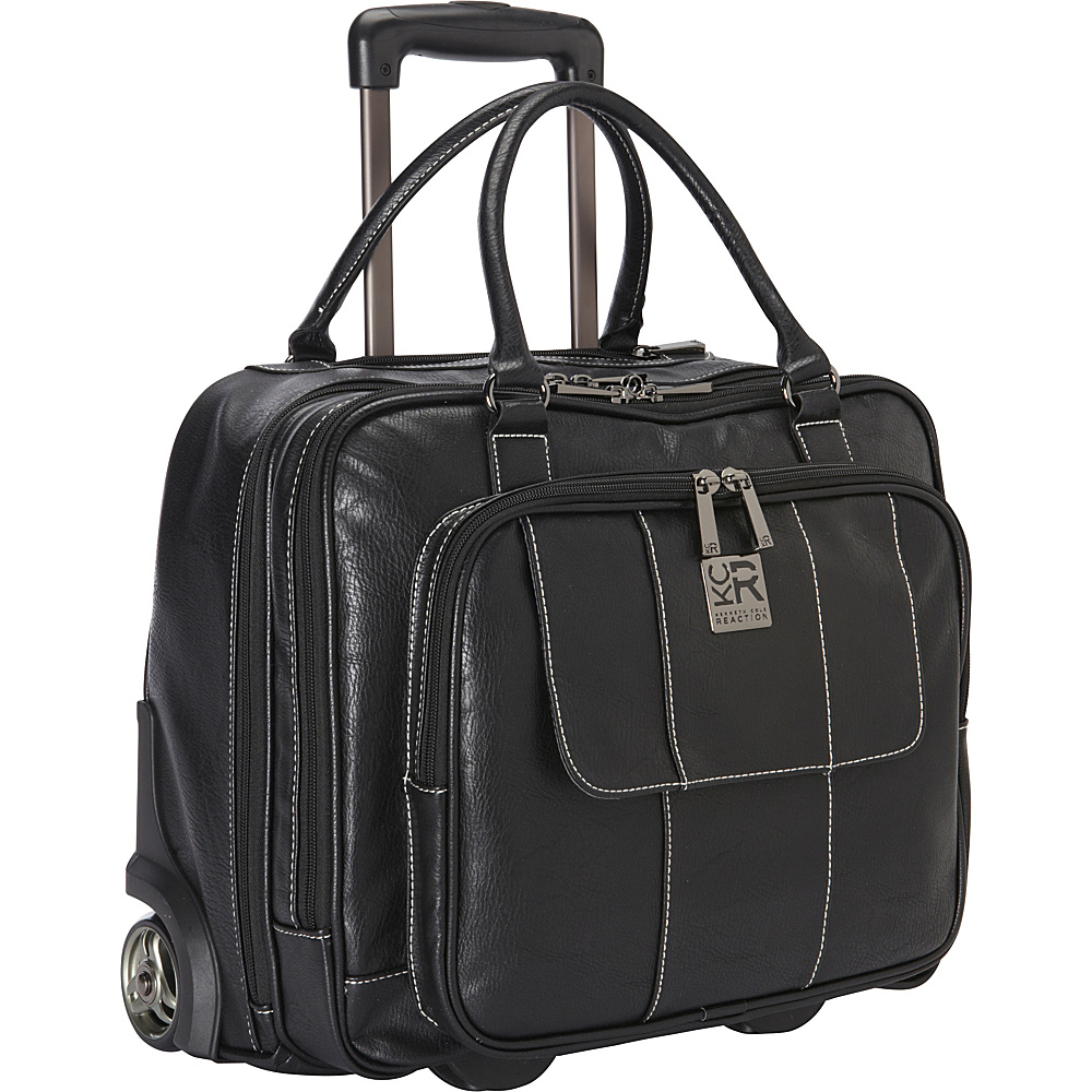 Kenneth Cole Reaction It s Wheel y Late Rolling Laptop Case Bag Black Kenneth Cole Reaction Wheeled Business Cases