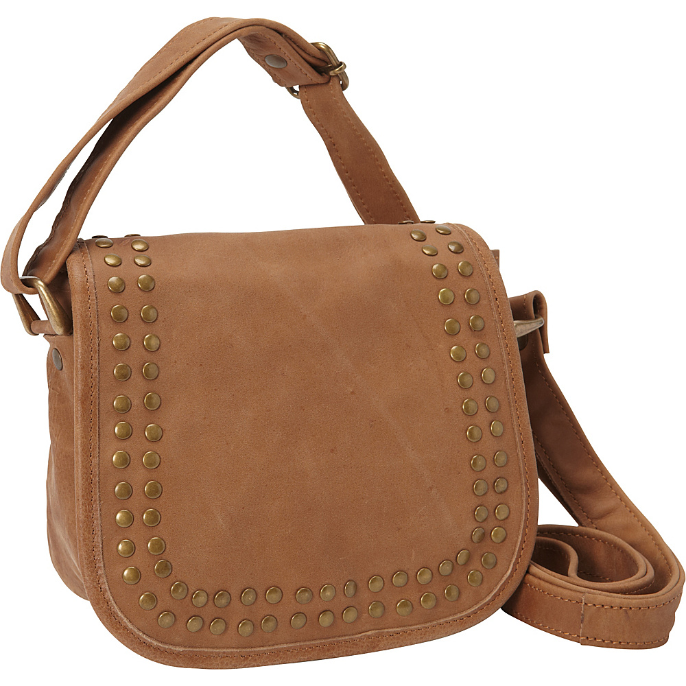 Sharo Leather Bags Cross Body Bag Brown and Green Two Tone Sharo Leather Bags Leather Handbags