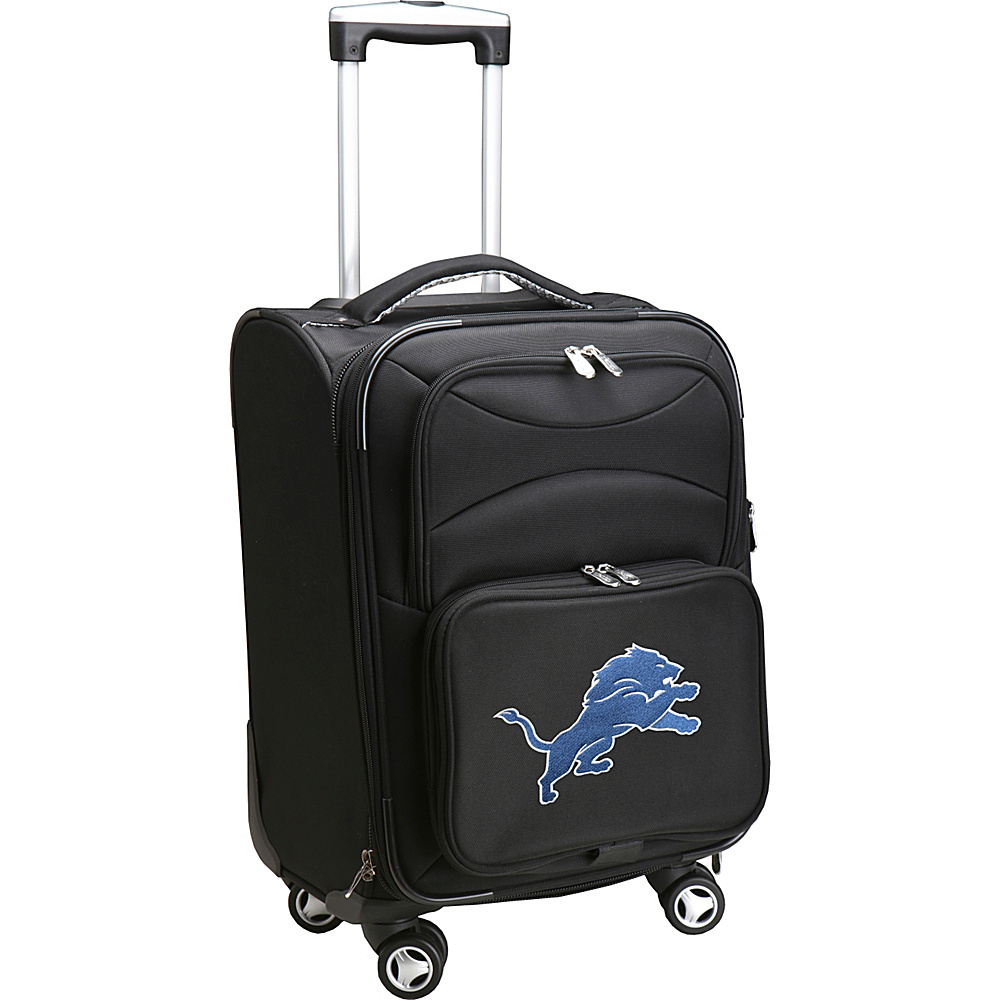 Denco Sports Luggage NFL 20 Domestic Carry On Spinner Detroit Lions Denco Sports Luggage Softside Carry On