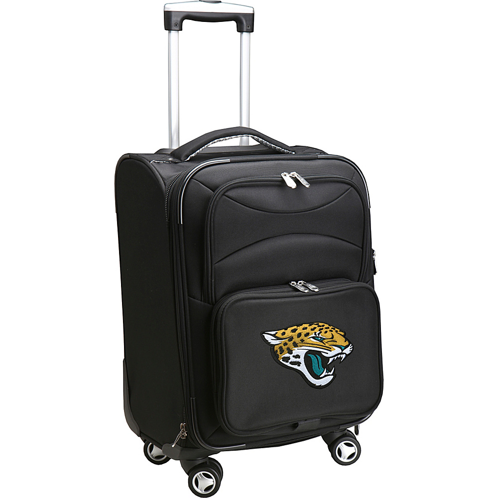 Denco Sports Luggage NFL 20 Domestic Carry On Spinner Jacksonville Jaguars Denco Sports Luggage Softside Carry On