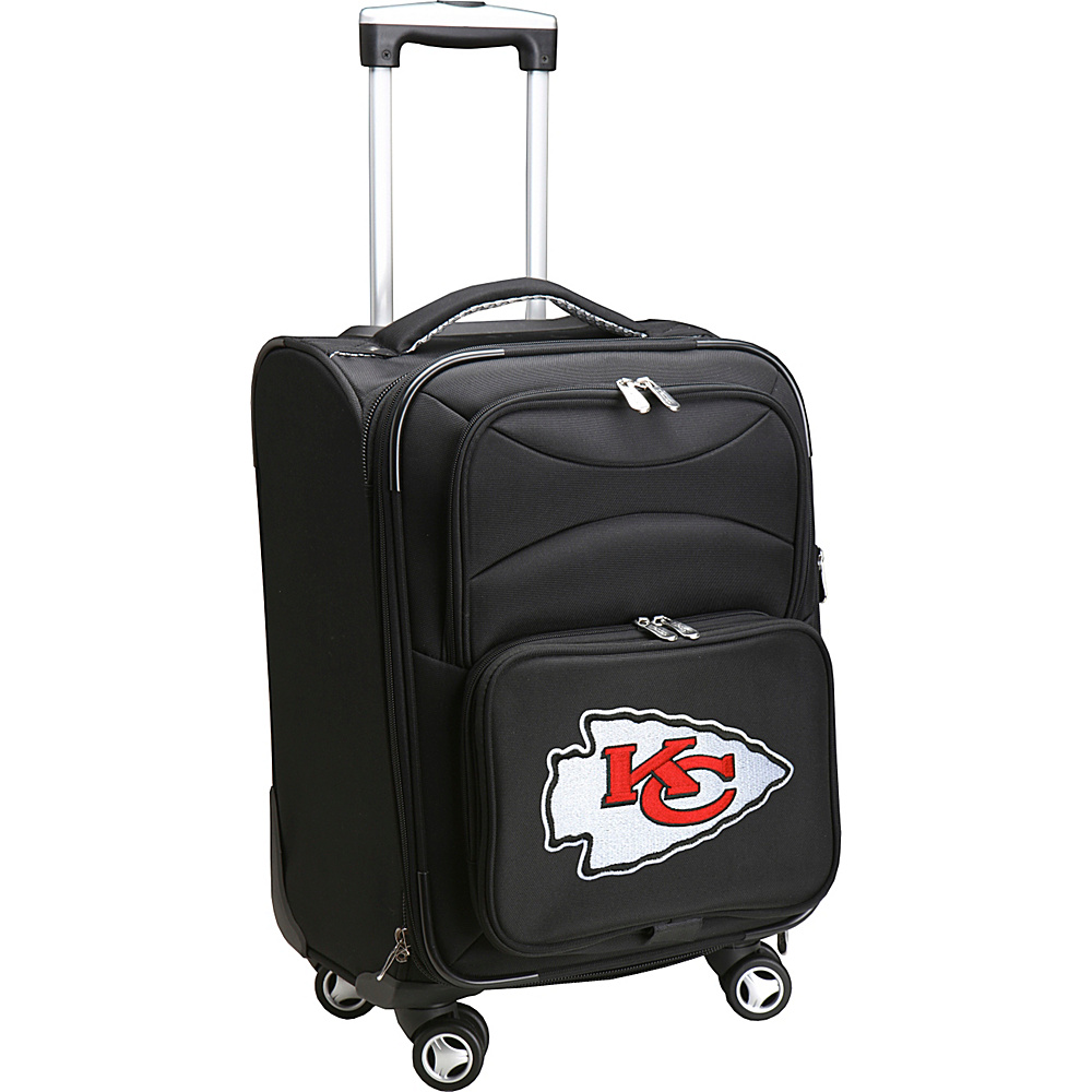 Denco Sports Luggage NFL 20 Domestic Carry On Spinner Kansas City Chiefs Denco Sports Luggage Softside Carry On