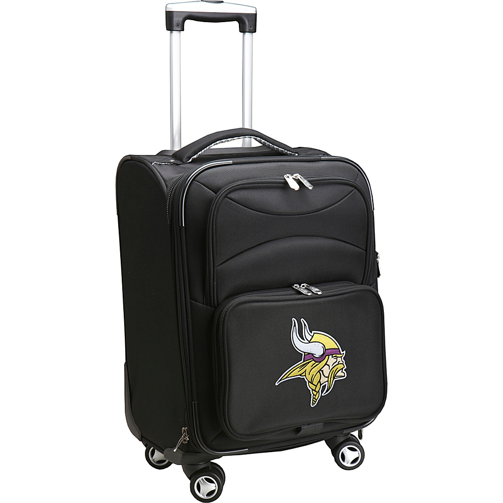 Denco Sports Luggage NFL 20 Domestic Carry On Spinner Minnesota Vikings Denco Sports Luggage Softside Carry On