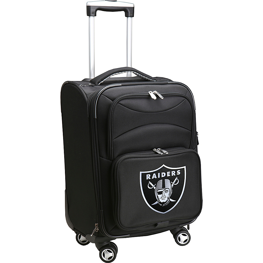 Denco Sports Luggage NFL 20 Domestic Carry On Spinner Oakland Raiders Denco Sports Luggage Softside Carry On