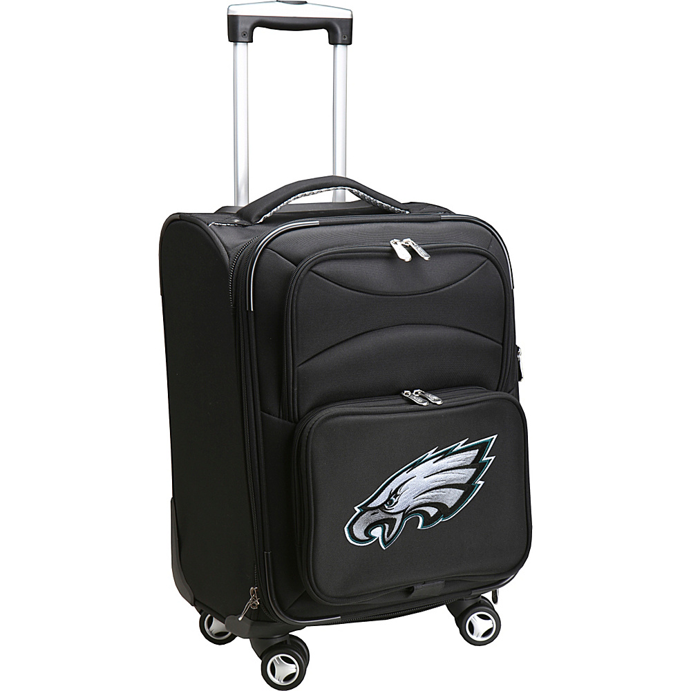 Denco Sports Luggage NFL 20 Domestic Carry On Spinner Philadelphia Eagles Denco Sports Luggage Softside Carry On