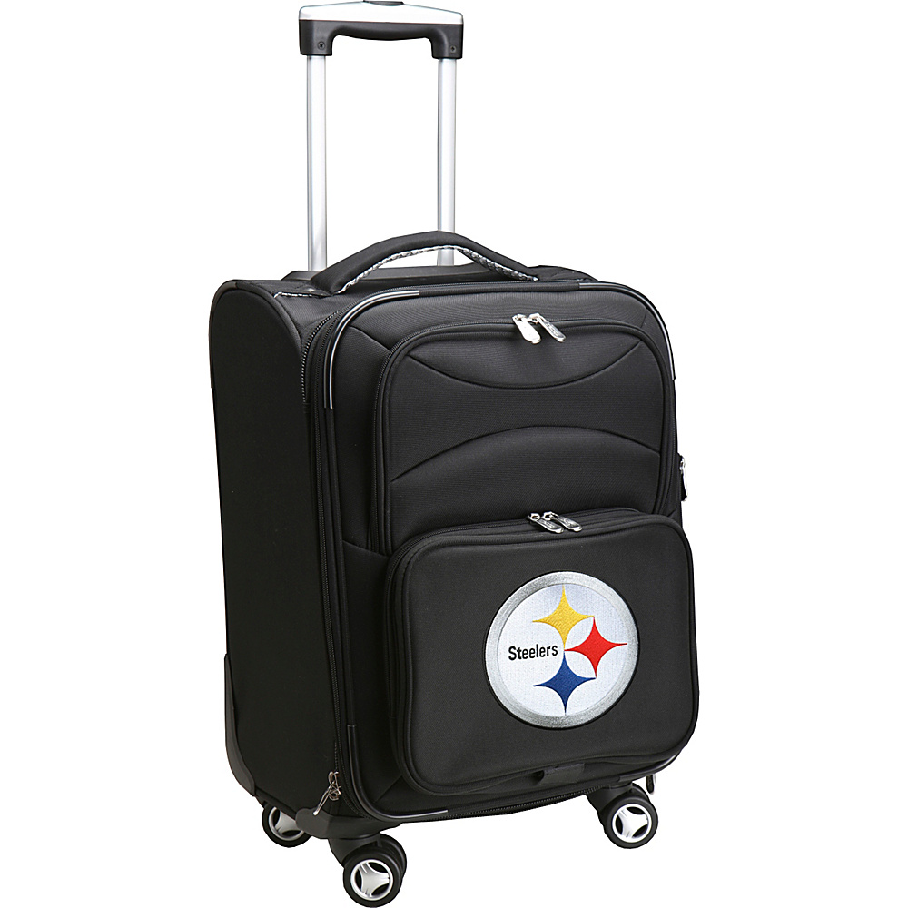 Denco Sports Luggage NFL 20 Domestic Carry On Spinner Pittsburgh Steelers Denco Sports Luggage Softside Carry On