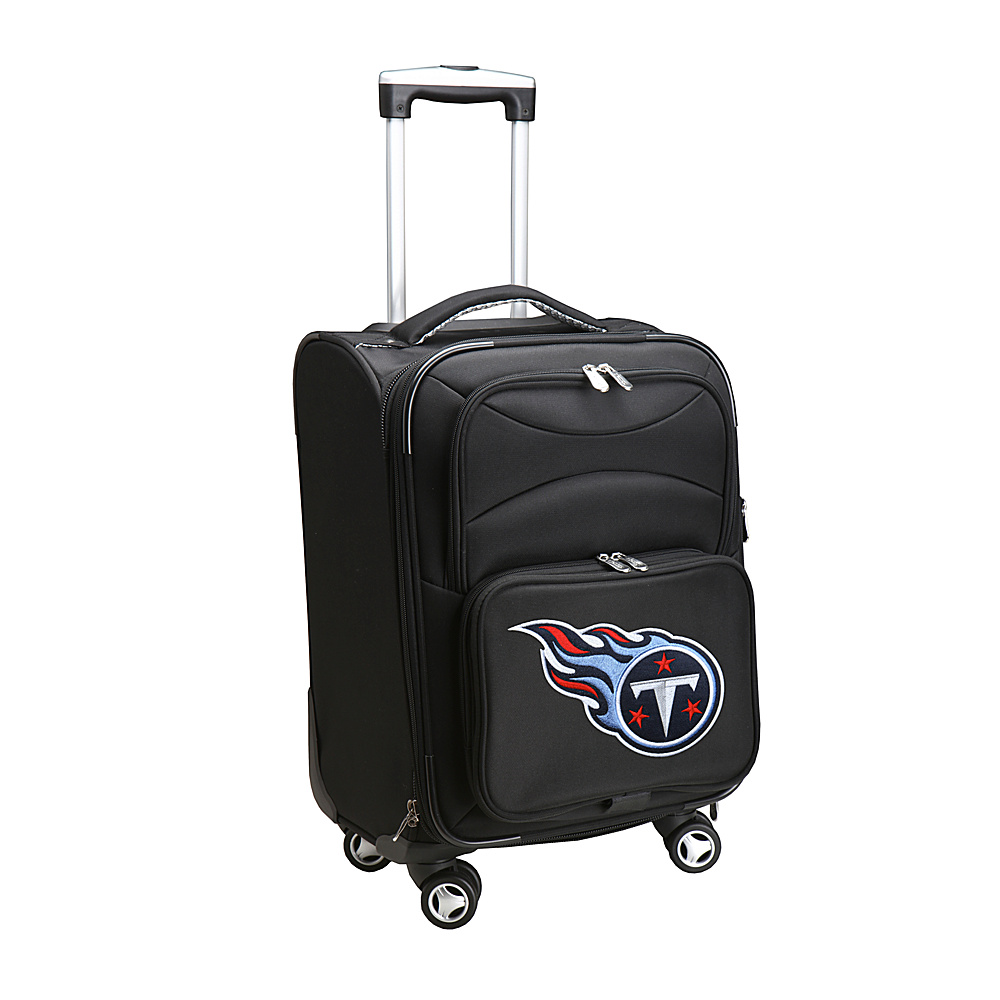 Denco Sports Luggage NFL 20 Domestic Carry On Spinner Tennessee Titans Denco Sports Luggage Softside Carry On