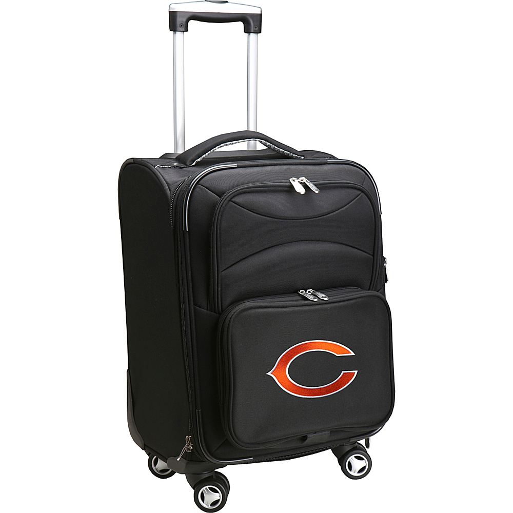 Denco Sports Luggage NFL 20 Domestic Carry On Spinner Chicago Bears Denco Sports Luggage Softside Carry On