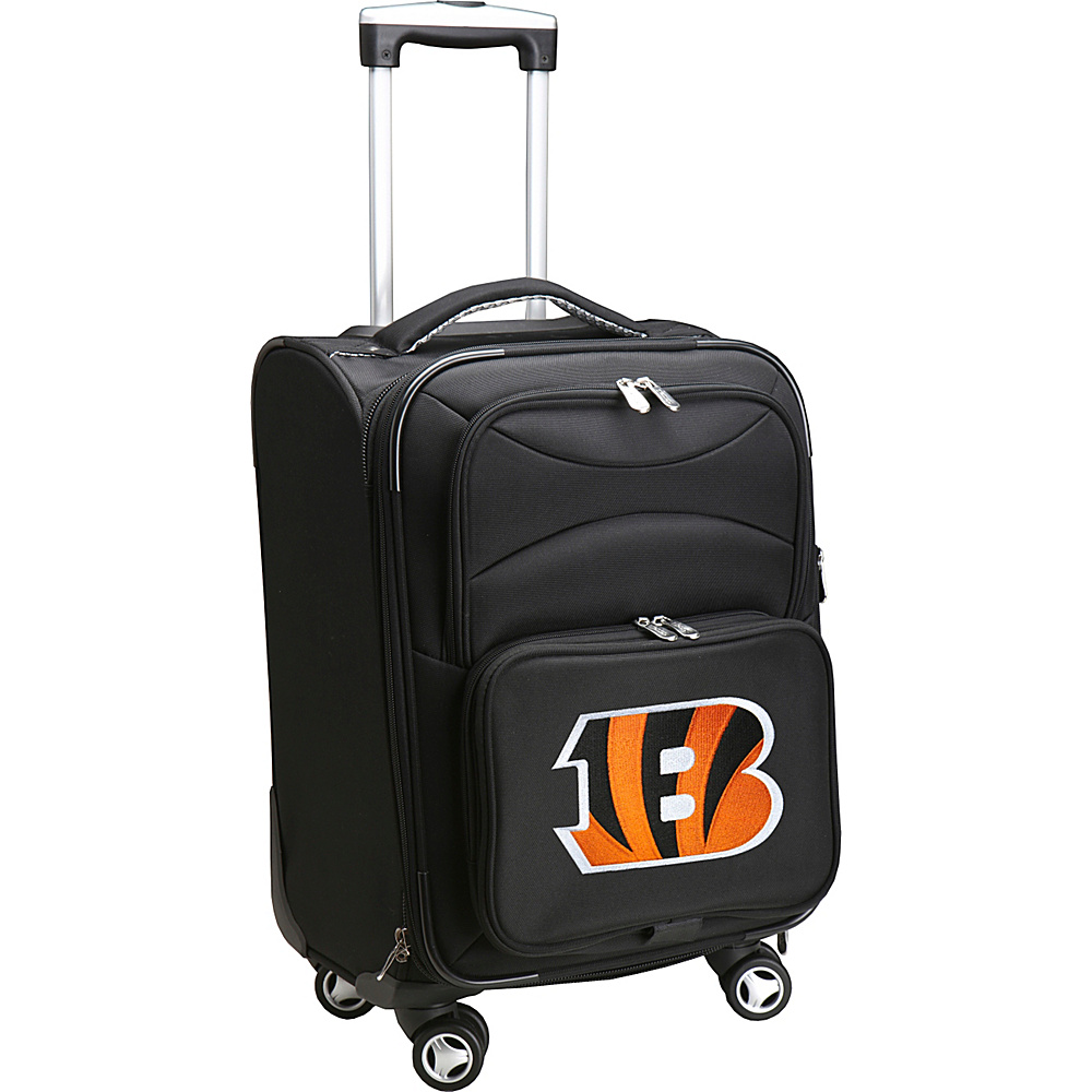 Denco Sports Luggage NFL 20 Domestic Carry On Spinner Cincinnati Bengals Denco Sports Luggage Softside Carry On