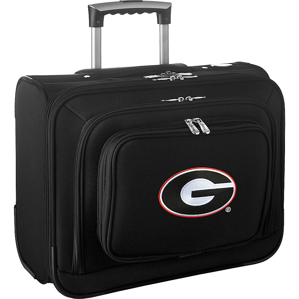 Denco Sports Luggage NCAA 14 Laptop Overnighter University of Georgia Bulldogs Denco Sports Luggage Wheeled Business Cases