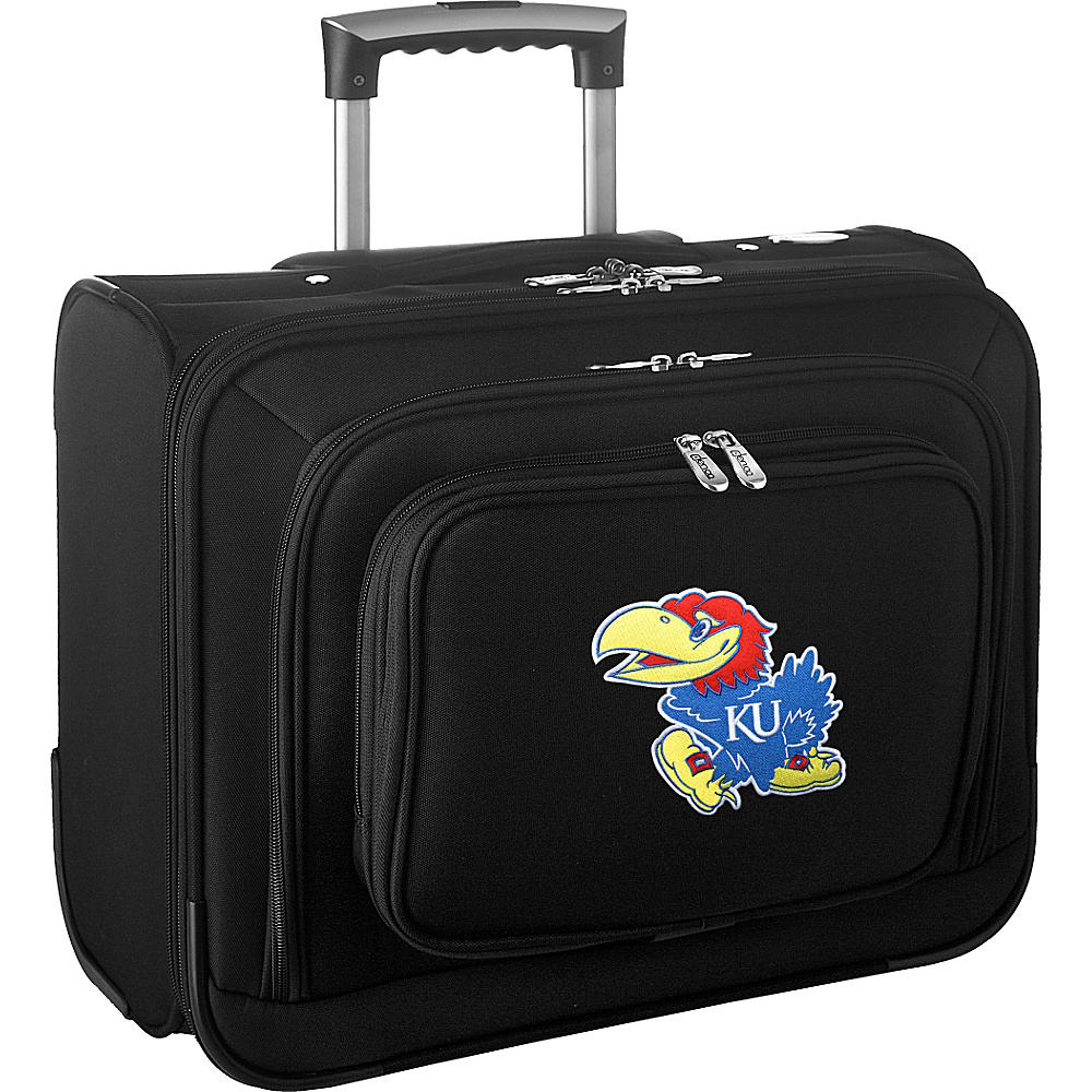 Denco Sports Luggage NCAA 14 Laptop Overnighter University of Kansas Jayhawks Denco Sports Luggage Wheeled Business Cases