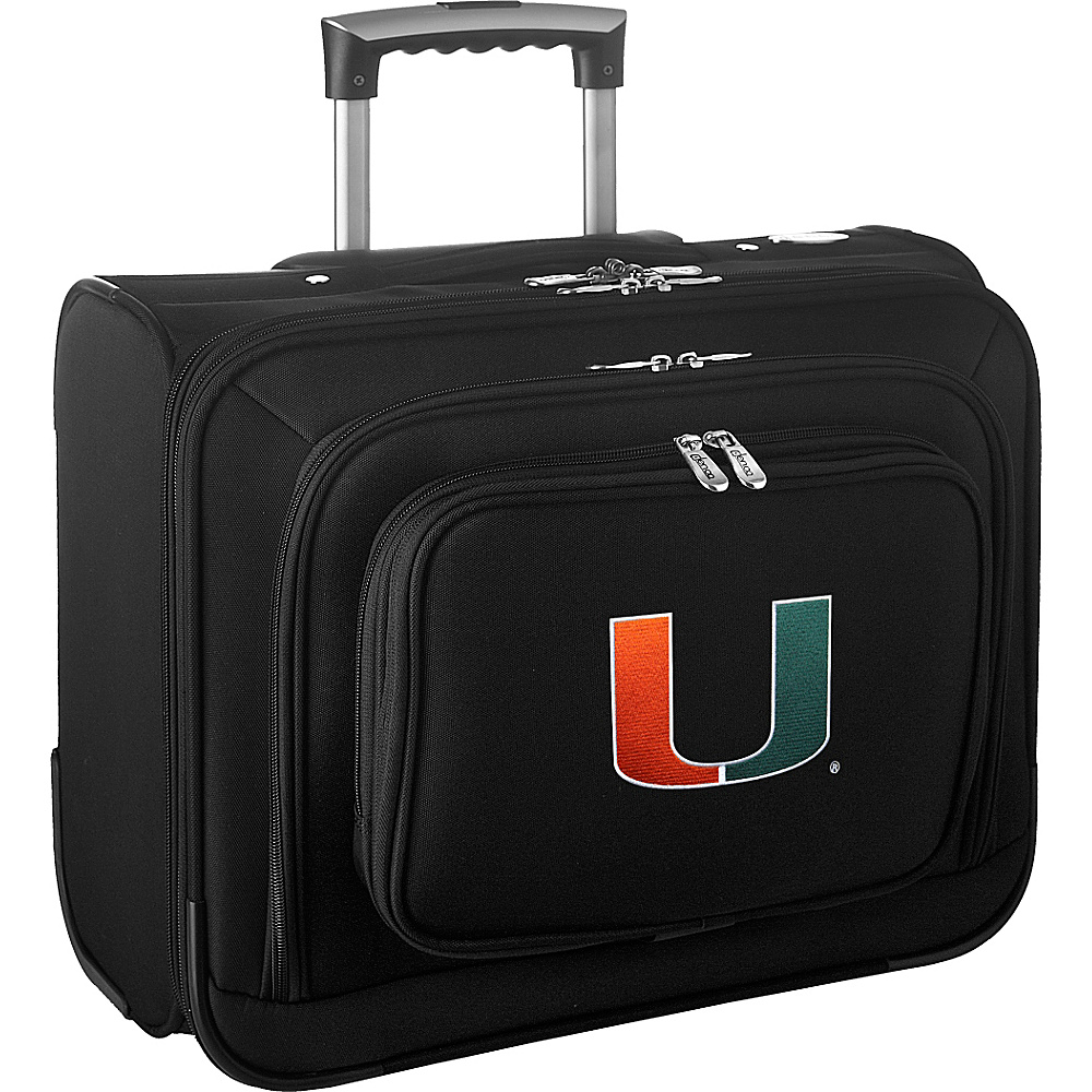 Denco Sports Luggage NCAA 14 Laptop Overnighter University of Miami Hurricanes Denco Sports Luggage Wheeled Business Cases