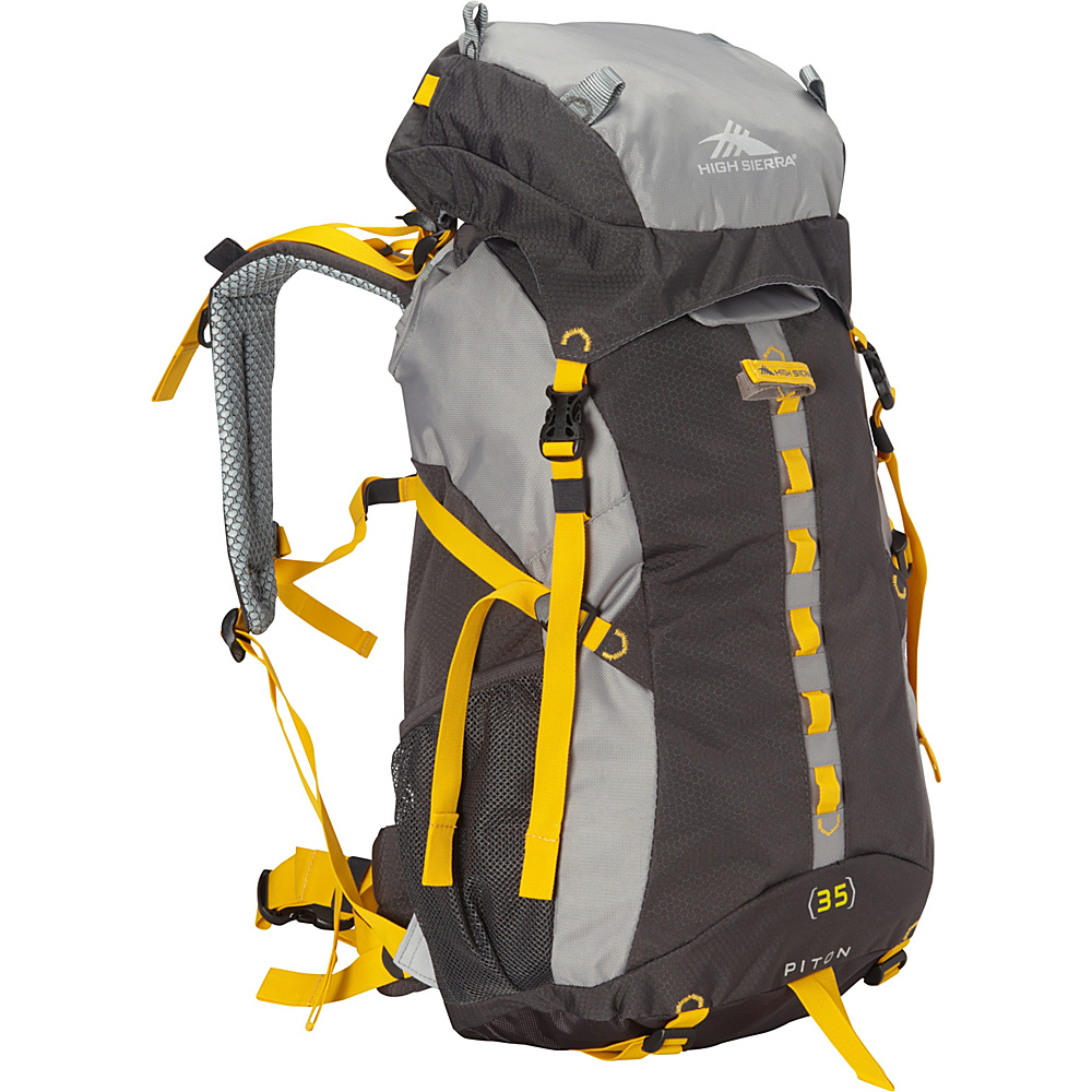 High Sierra Piton 35 Backpacking Pack Mercury Ash Yell O High Sierra Backpacking Packs