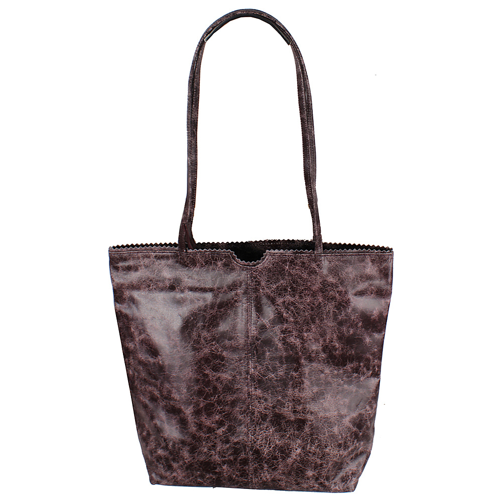 Latico Leathers Theresa Tote Astro Purple Latico Leathers Leather Handbags