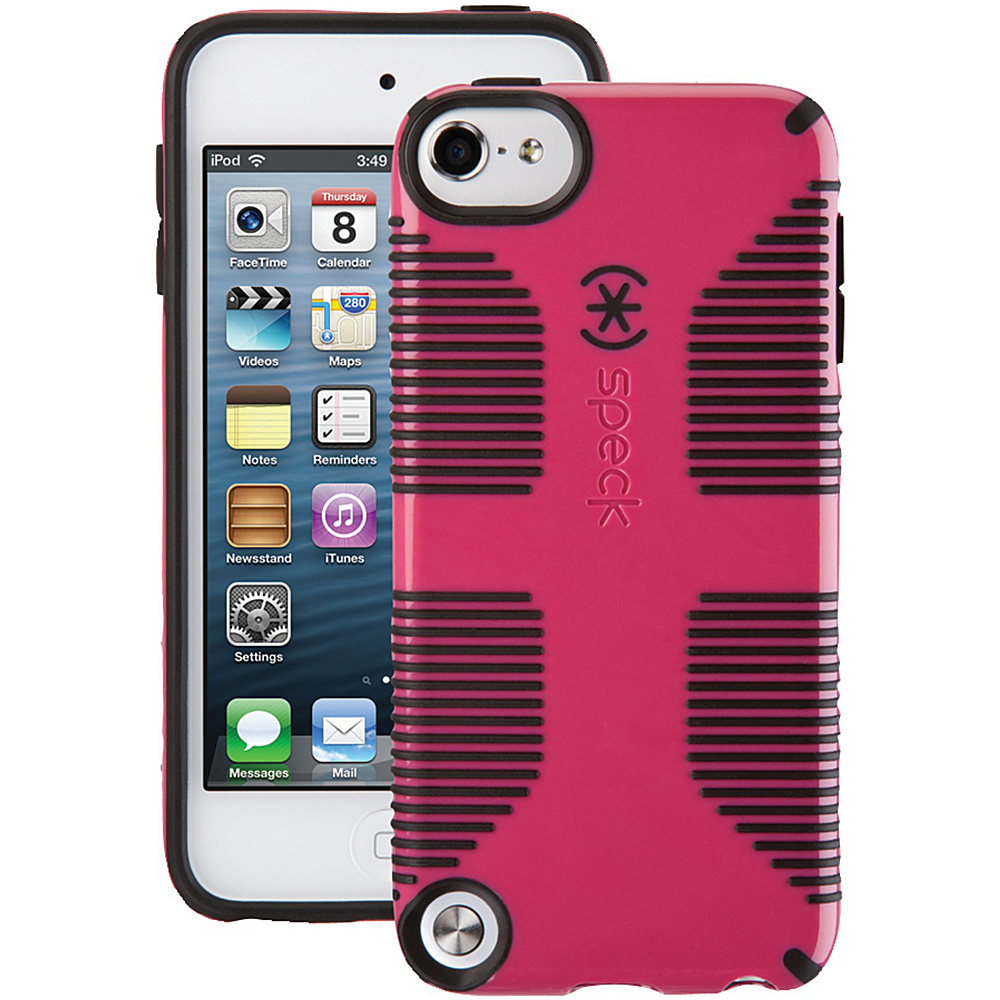 Speck iPod Touch 5th Gen Candyshell Grip Case Raspberry Pink Black Speck Electronic Cases