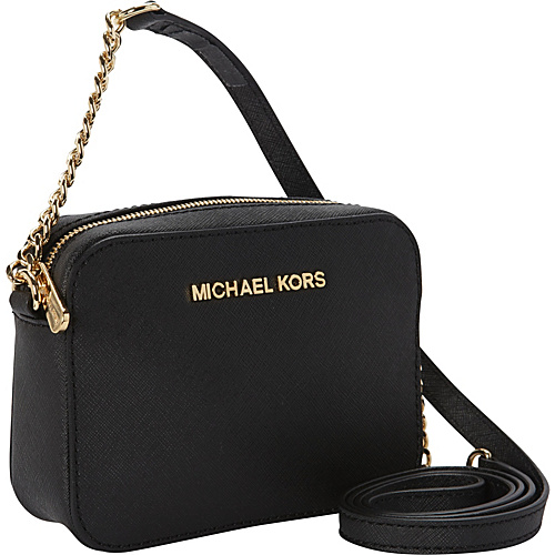 MICHAEL Michael Kors Jet Set Travel Crossbody Bag Black - MICHAEL Michael K...