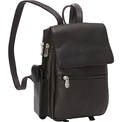 Le Donne Leather Sapelli Backpack Black - Le Donne Leather Leather Handbags