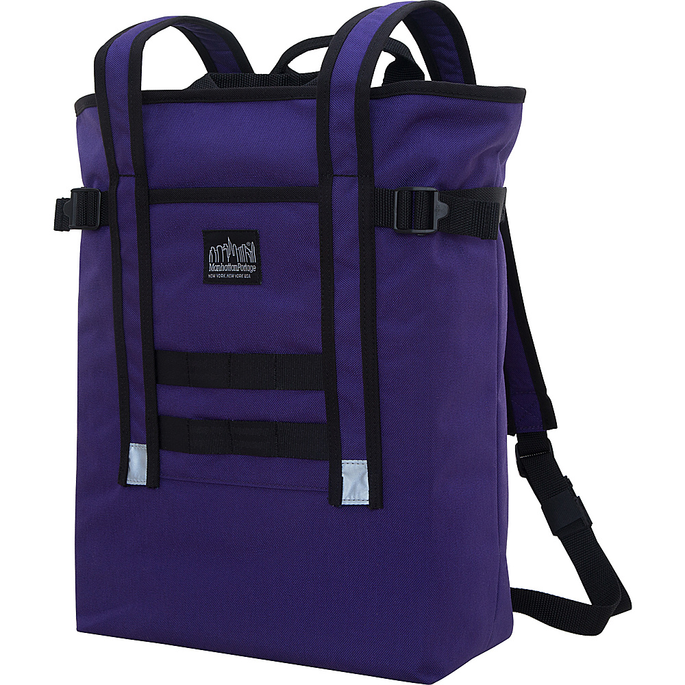 Manhattan Portage Chrystie Backpack Purple Manhattan Portage Laptop Backpacks