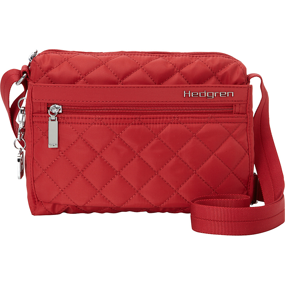 Hedgren Carina Crossbody Bag New Bull Red Hedgren Fabric Handbags