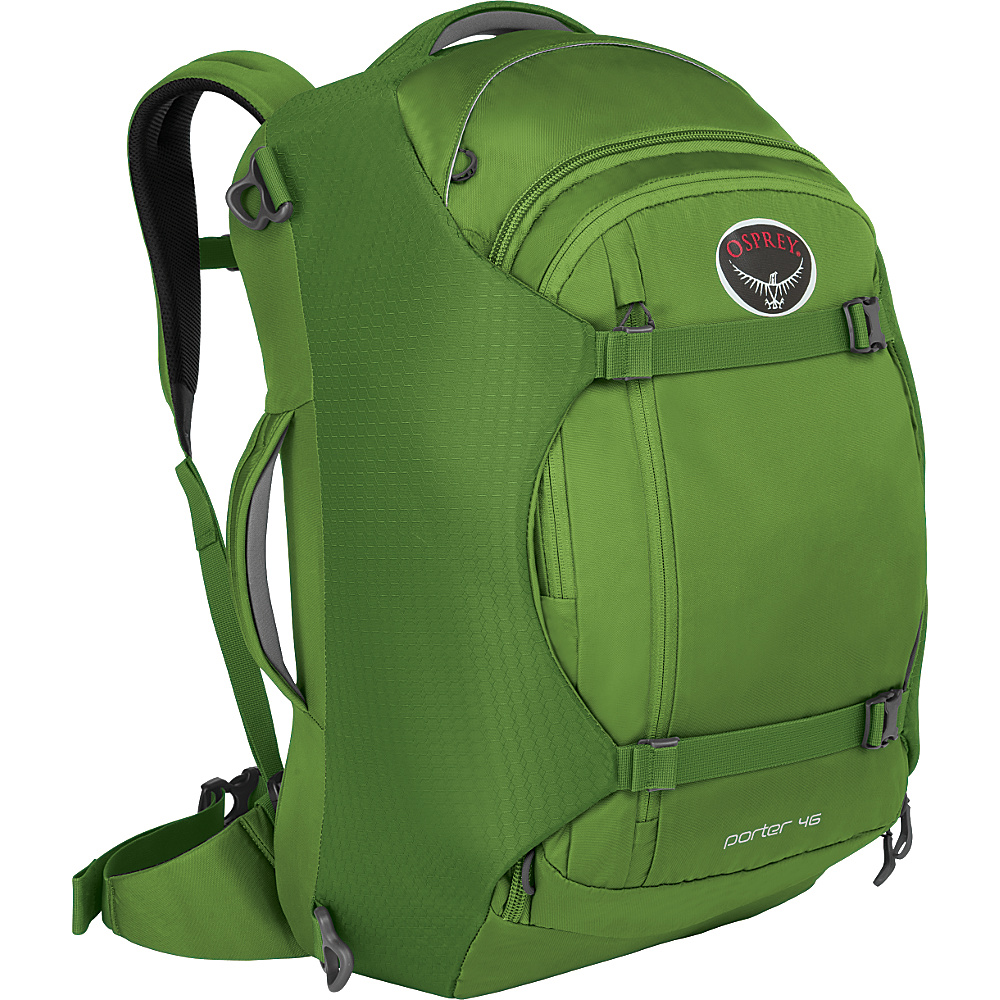 Osprey Porter 46 Travel Backpack Nitro Green Osprey Travel Backpacks