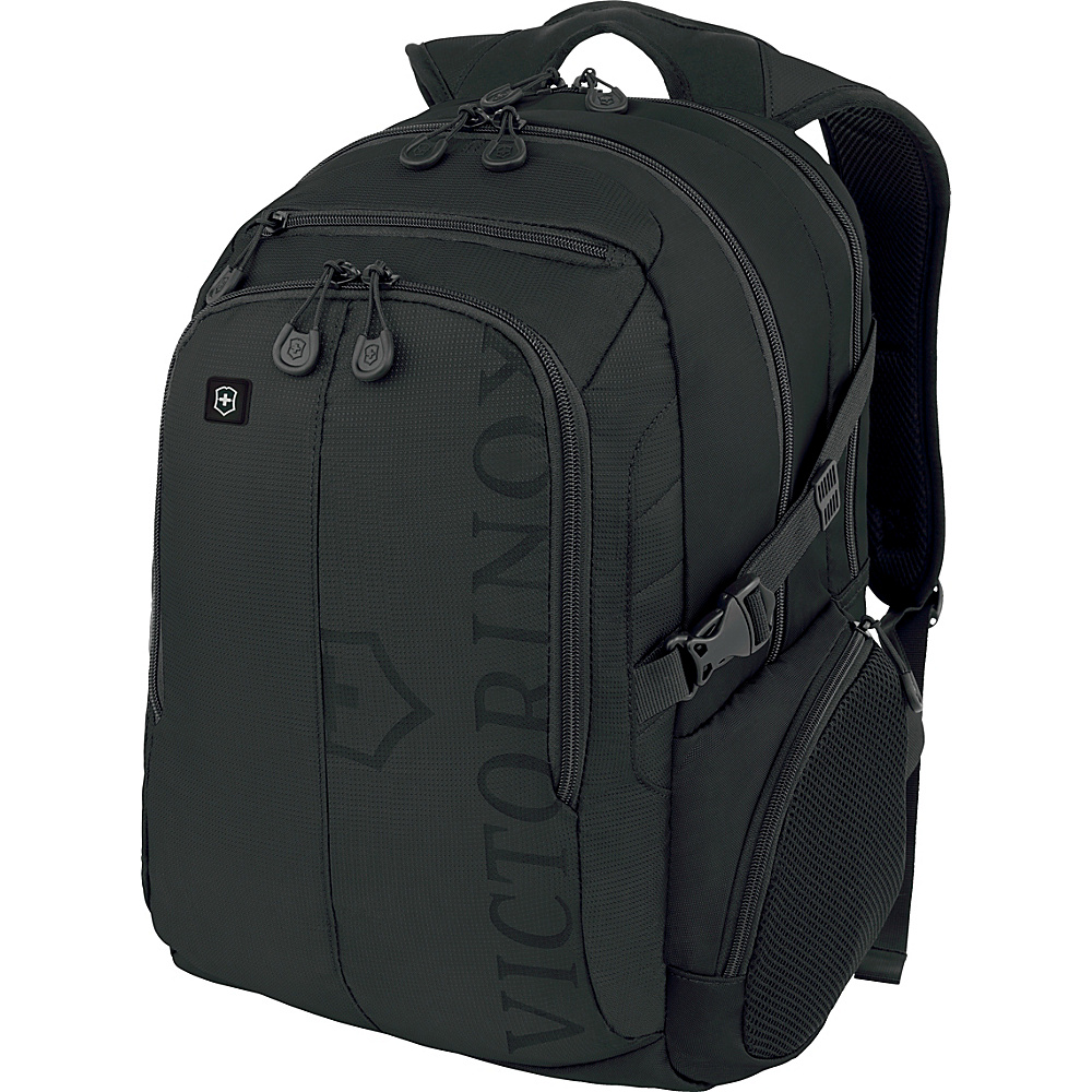 Victorinox VX Sport Pilot Laptop Backpack Black Black Logo Victorinox Business Laptop Backpacks