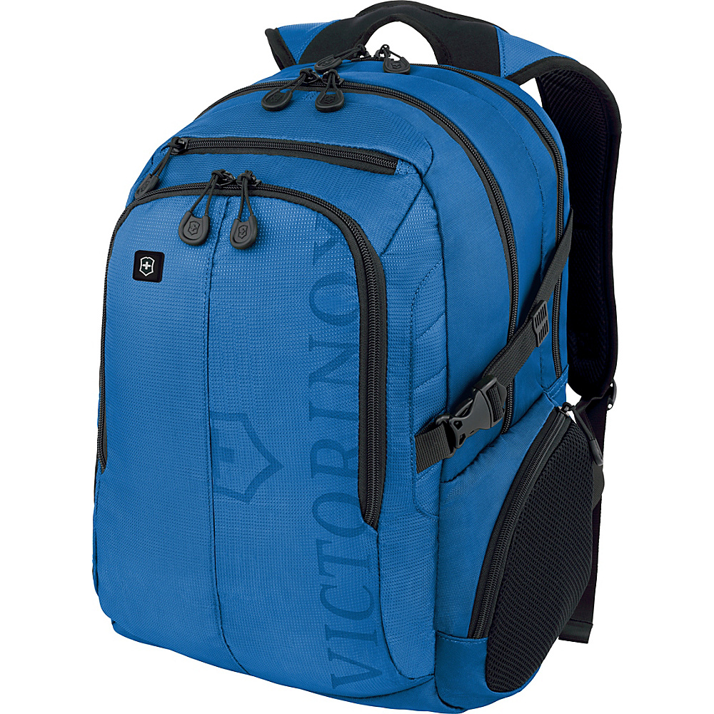 Victorinox VX Sport Pilot Laptop Backpack Blue Black Logo Victorinox Business Laptop Backpacks