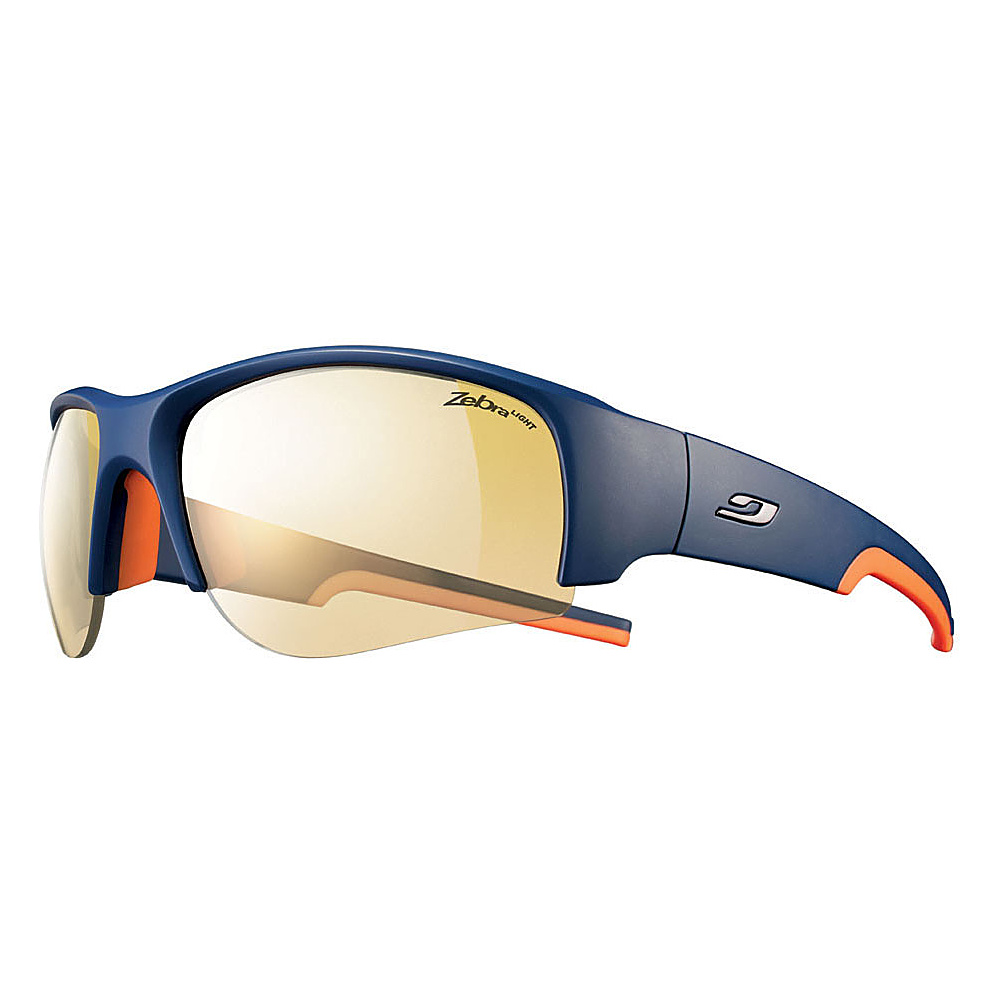 Julbo Dust Sunglasses with Zebra Light Lenses Blue Orange Julbo Eyewear