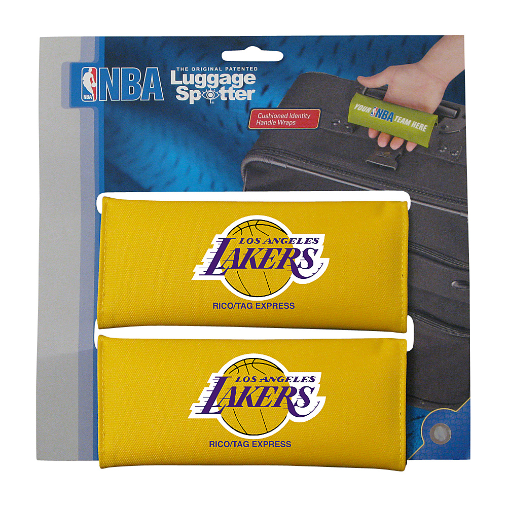 Luggage Spotters NBA LA Lakers Luggage Spotters Yellow Luggage Spotters Luggage Accessories