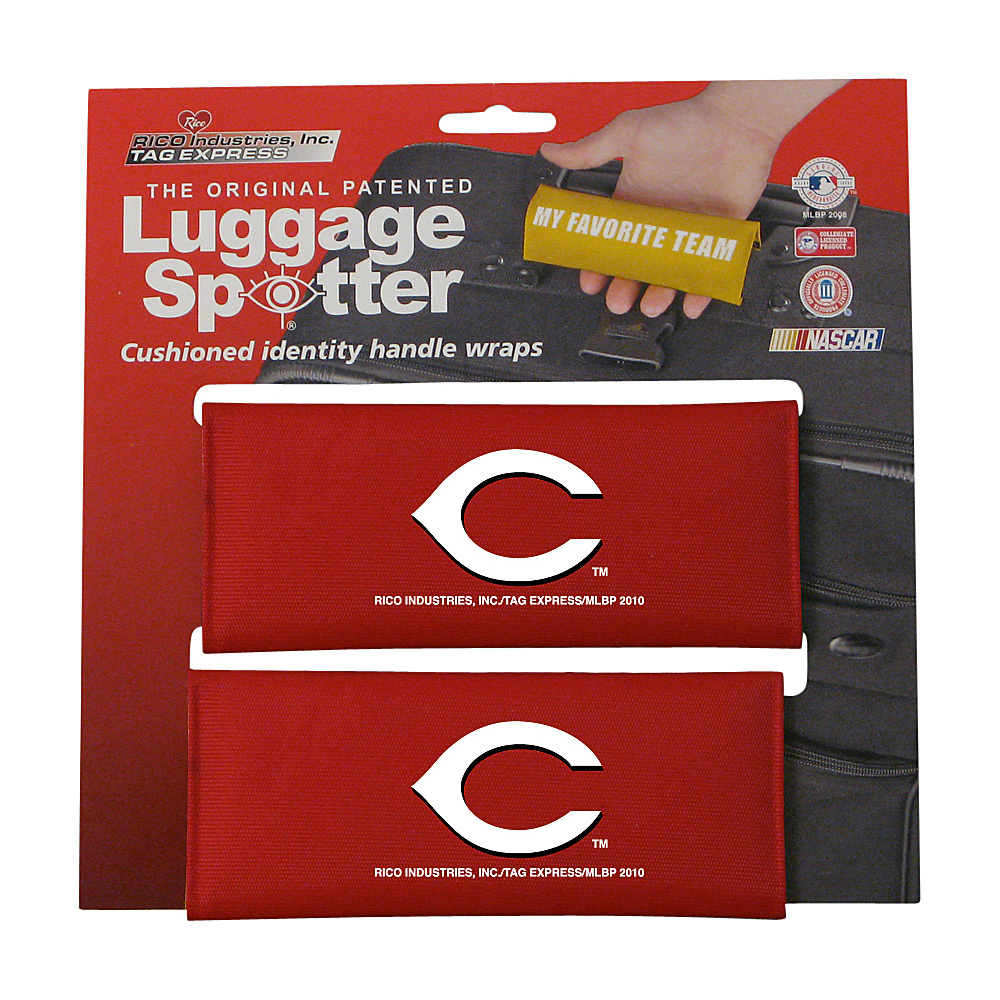 Luggage Spotters MLB Cincinnati Reds Luggage Spotter Red Luggage Spotters Luggage Accessories