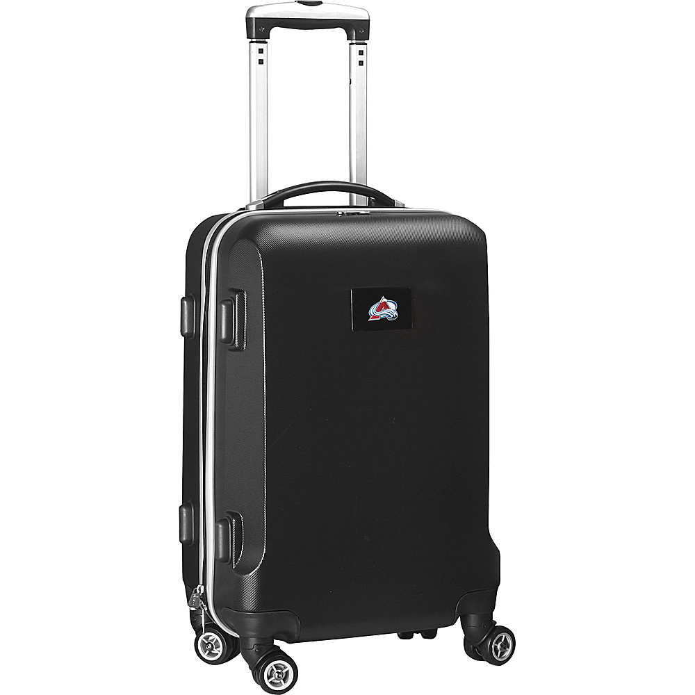 Denco Sports Luggage NHL 20 Domestic Carry On Black Colorado Avalanche Denco Sports Luggage Hardside Carry On