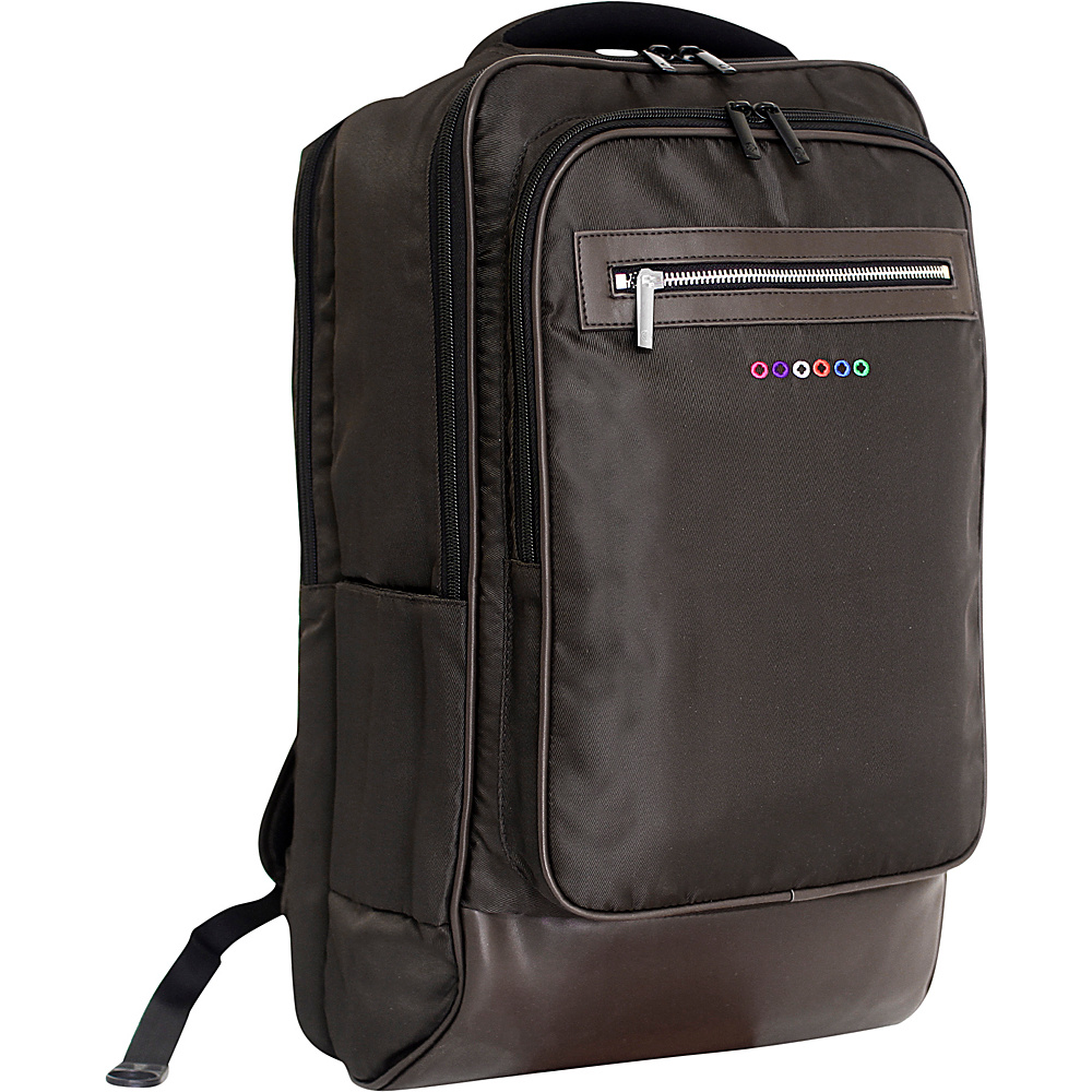 J World New York Project Laptop Backpack Brown J World New York Business Laptop Backpacks