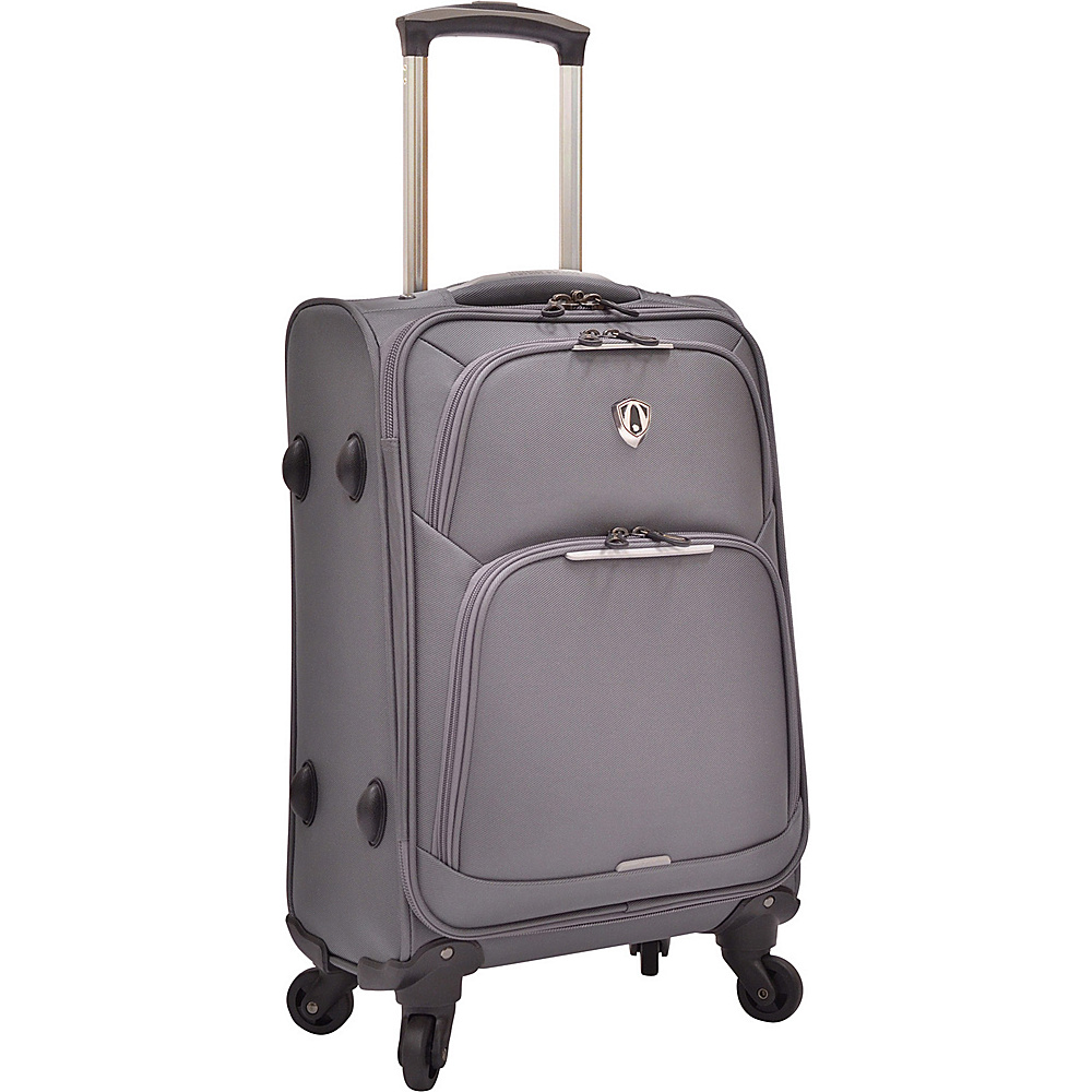 Traveler s Choice Zion 22 inch Superlight Spinner Charcoal Traveler s Choice Small Rolling Luggage