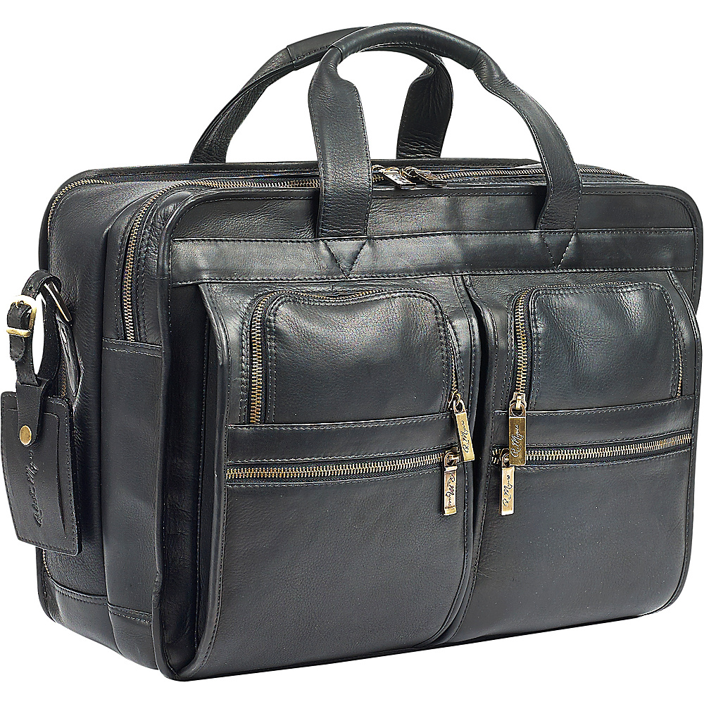 Robert Myers Classic Executive Briefcase Black Robert Myers Non Wheeled Business Cases